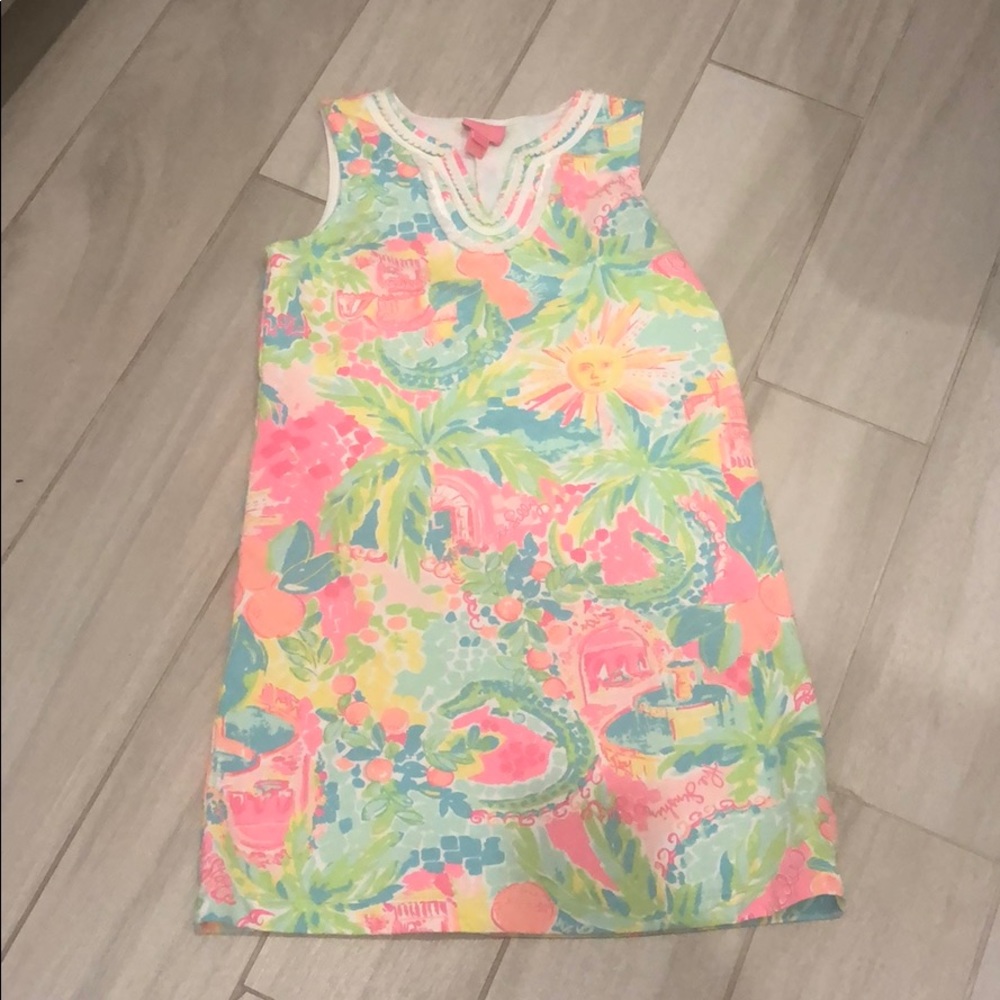 Lilly Pulitzer girls 12-14 terry lined dress